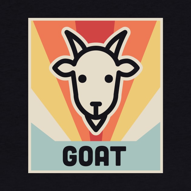 Vintage GOAT Poster by MeatMan